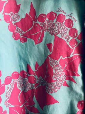 Allan James Kukui Print Aloha Shirt in Sky Blue & Berry Purple